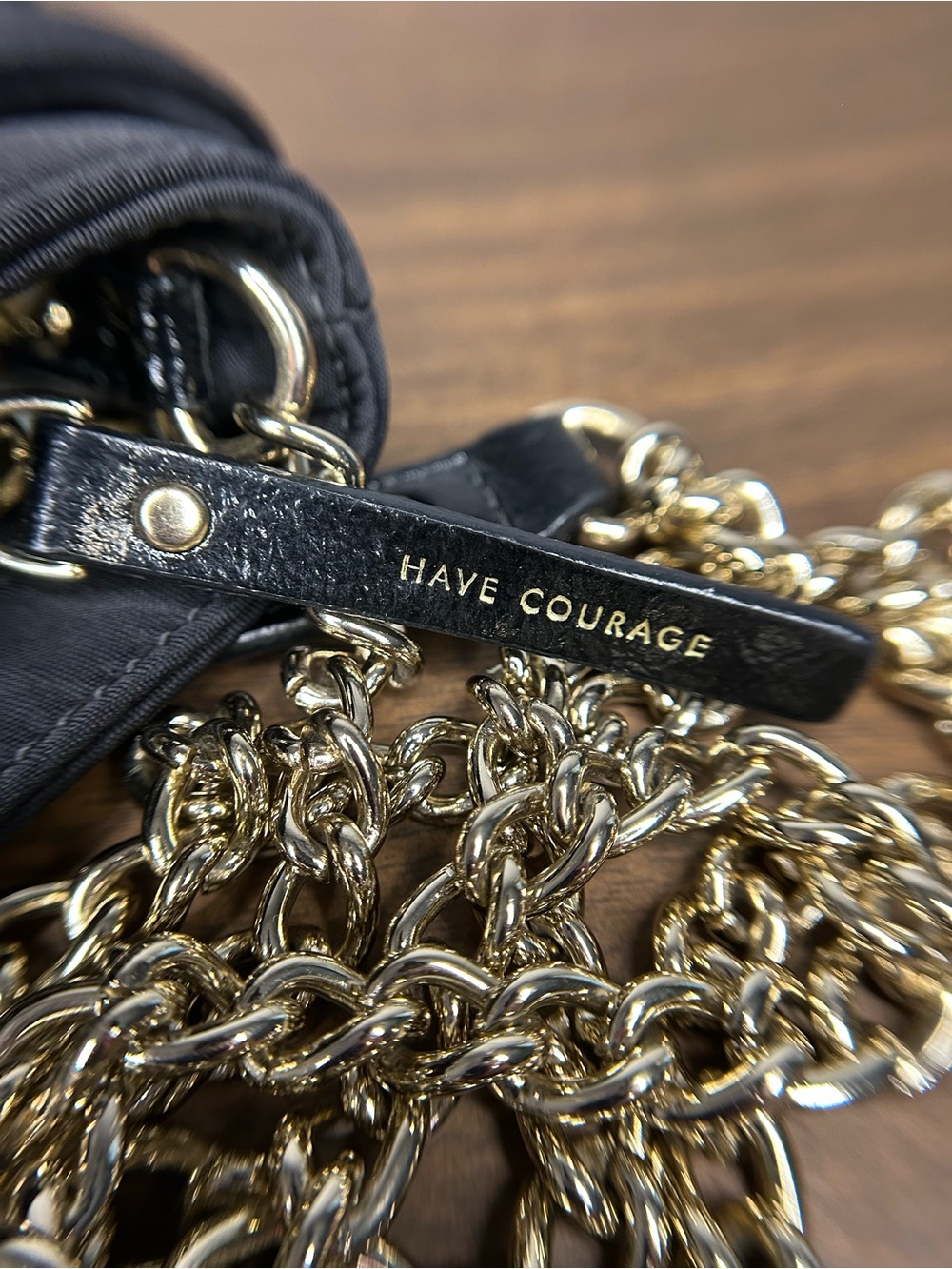 Kate Spade Skipper Mini Have Courage Black Nylon Bow Crossbody Bag - Picture 7 of 7